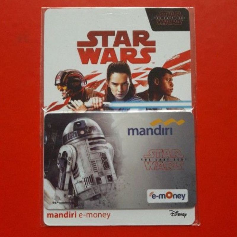 Mandiri eMoney eTOLL - edisi STAR WARS - ROBOT R2-D2 ORI /Like eTOLL Tapcash Flazz or Brizzi