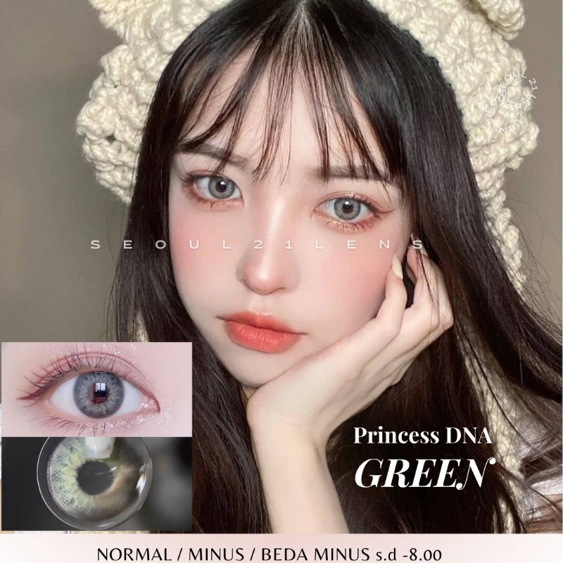 SOFTLENS PRINCESS BOLLYCON DNA GRAY HAZEL VIOLET GREEN NORMAL Softlen BPOM KEMENKES