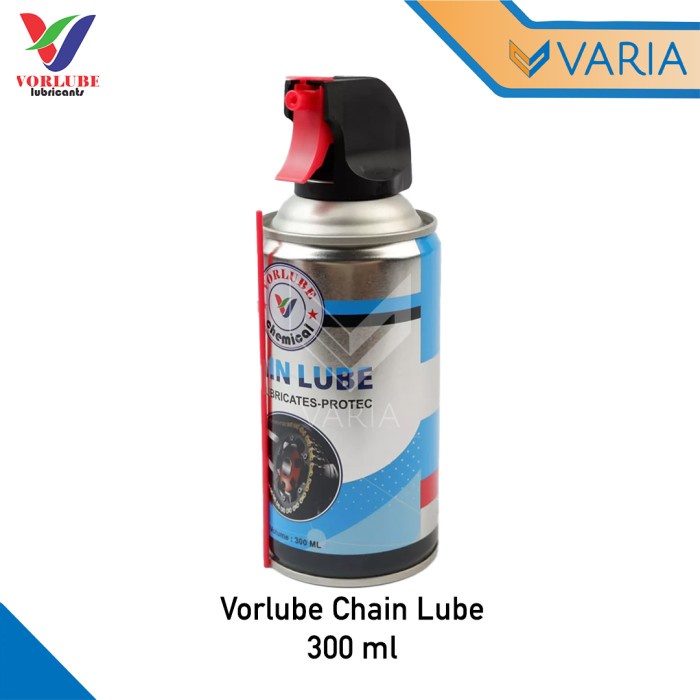 Vorlube Chain Lube 300 ml Oli Pelumas Rantai Sepeda Motor Spray