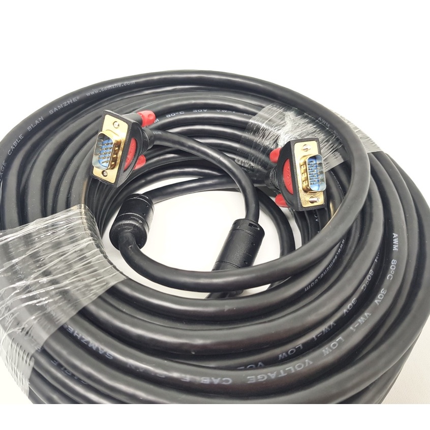 SKU-1077 KABEL VGA 50M 3+9 SUPER HIGH QUALITY GOLD PLATED 50 METER