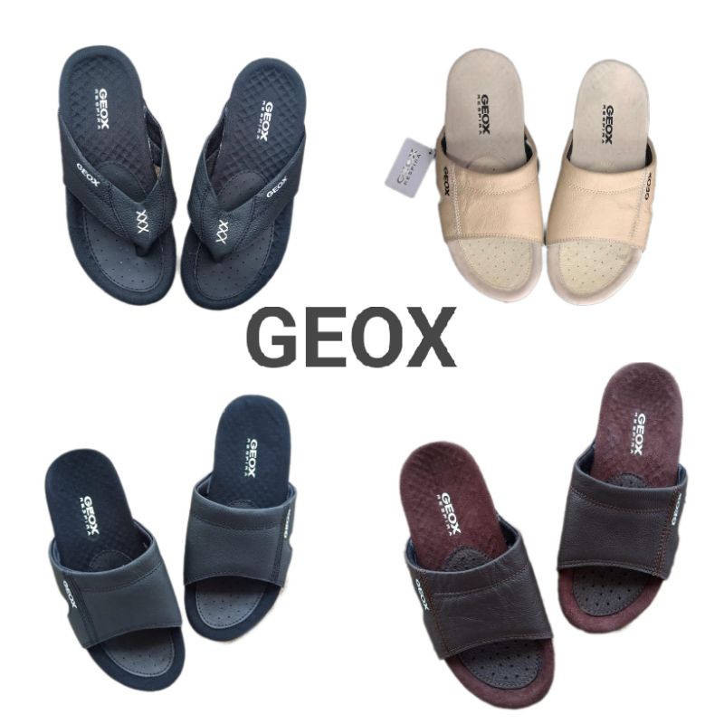 SANDAL KULIT PRIA GEOX / SENDAL SELOP KULIT GEOX / PREMIUM QUALTY