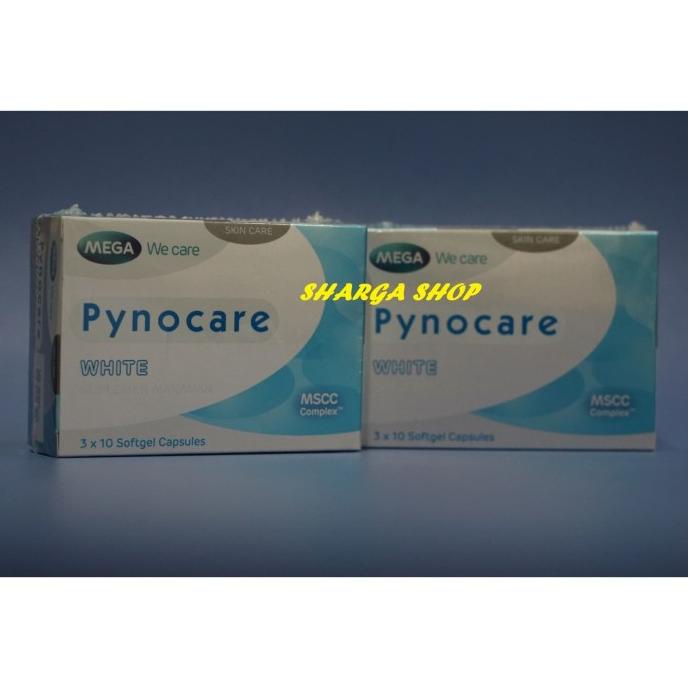 PYNOCARE WHITE ORIGINAL BOX ISI 30 / PENCERAH WAJAH / MEGA WE CARE