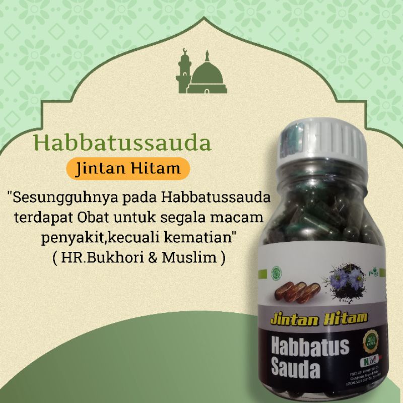 Habbatussauda Jintan Hitam 200 Kapsul