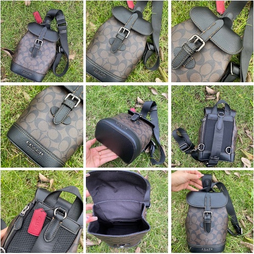 Coach CB929  929  928  Unisex Shoulder Bag Chest Bag Hudson Small Bucket Bag Crossbody Bag  xongbao