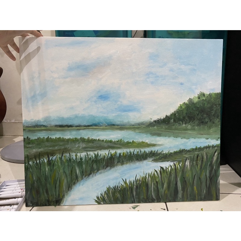 

Original Scenery Painting on Canvas (50x60cm)