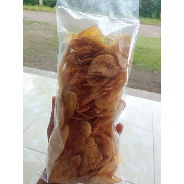 

keripik pisang renyah enak gurih, bisa variasi rasa manis berat 250gr