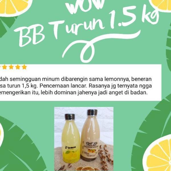 

Quality Control✅PAKET DIET SEHAT J'LEMON PURE LEMON CALIFORNIA 350ML + JUS HERBAL DIET KU 350ML|SQ7