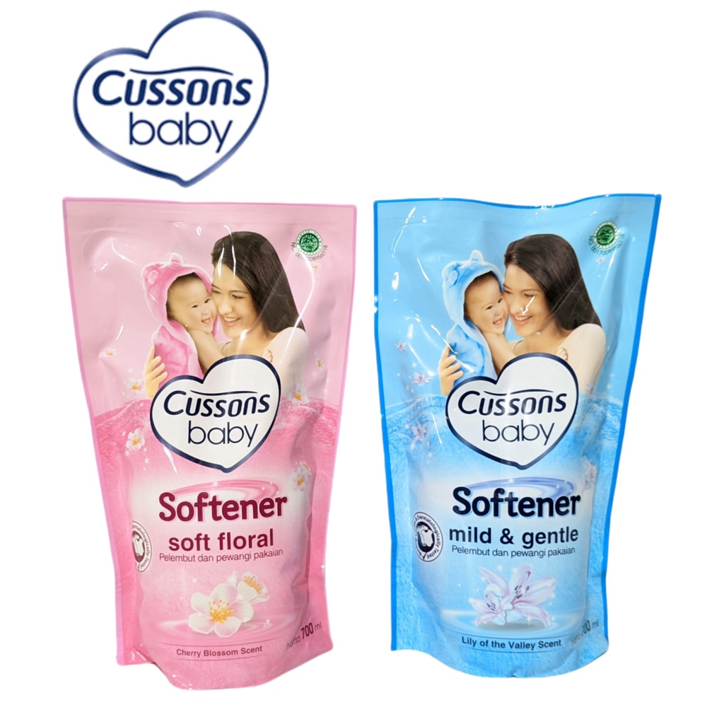 Cussons Baby Softener 700ml REFILL l Cusson Pelembut Pewangi Pakaian Bayi 700 ml Mild Gentle l Soft Floral l Sweet Dreams