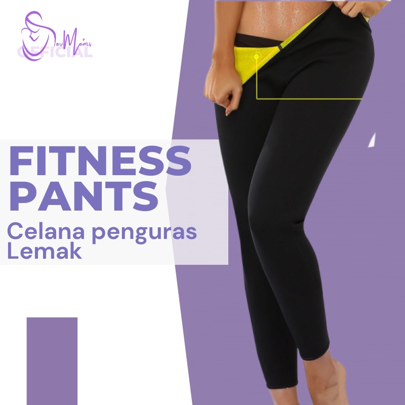 LONG PANT Korset Celana Olahraga Wanita Pembakar Lemak Leging Olahraga Panjang Pengecil Paha Betis Perut Pengangkat Bokong Pembakar Penghilang Lemak Legging Pakaian Olahraga Penghilang Lemak Sport Pants Ori Original Premium