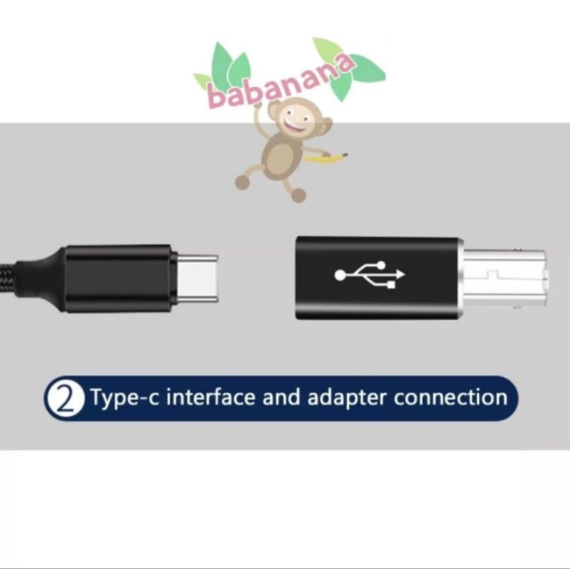 Converter Type-C to USB Printer Keyboard Controller MIDI MD Adapter