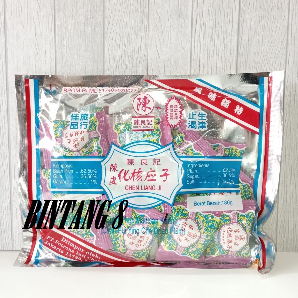 

CHEN LIANG JI MANISAN BUAH PLUM KERING 180G