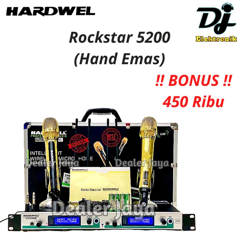 Mic Wireless Hardwell ROCKSTAR 5200 / ROCKSTAR5200 - 2 Mic Hand