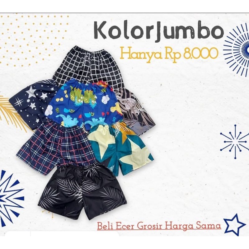 celana kolor super jumbo beli 1 gratis 1