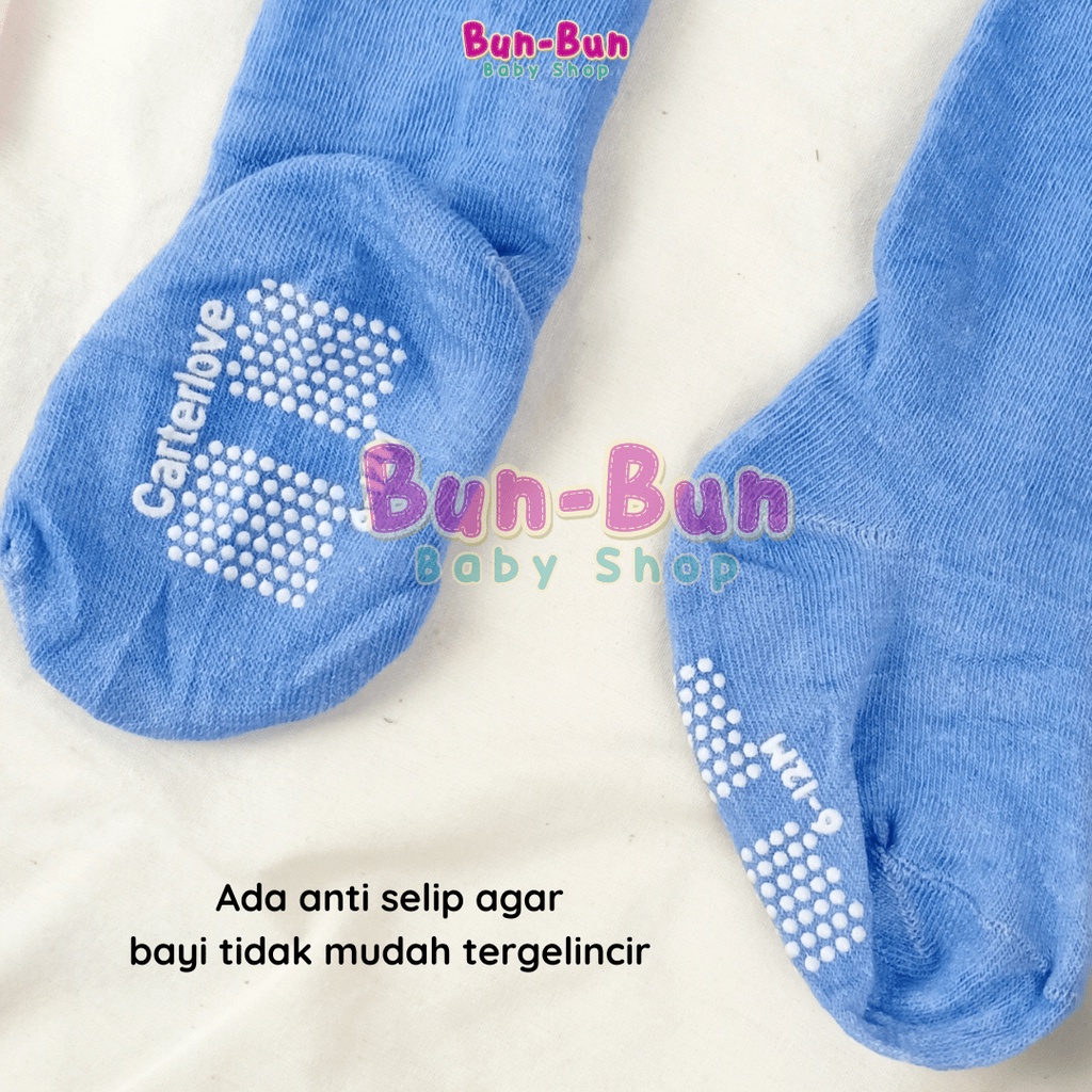 CarterLove Import Legging Bayi Polos 6-12 Bulan Celana Panjang Kaki Tutup Leging Cotton Rich 0-6 Balita Anak Laki Perempuan Baby Stocking Perlengkapan Baru Lahir Peralatan New Born Boy Girl Bunbunbabyshop