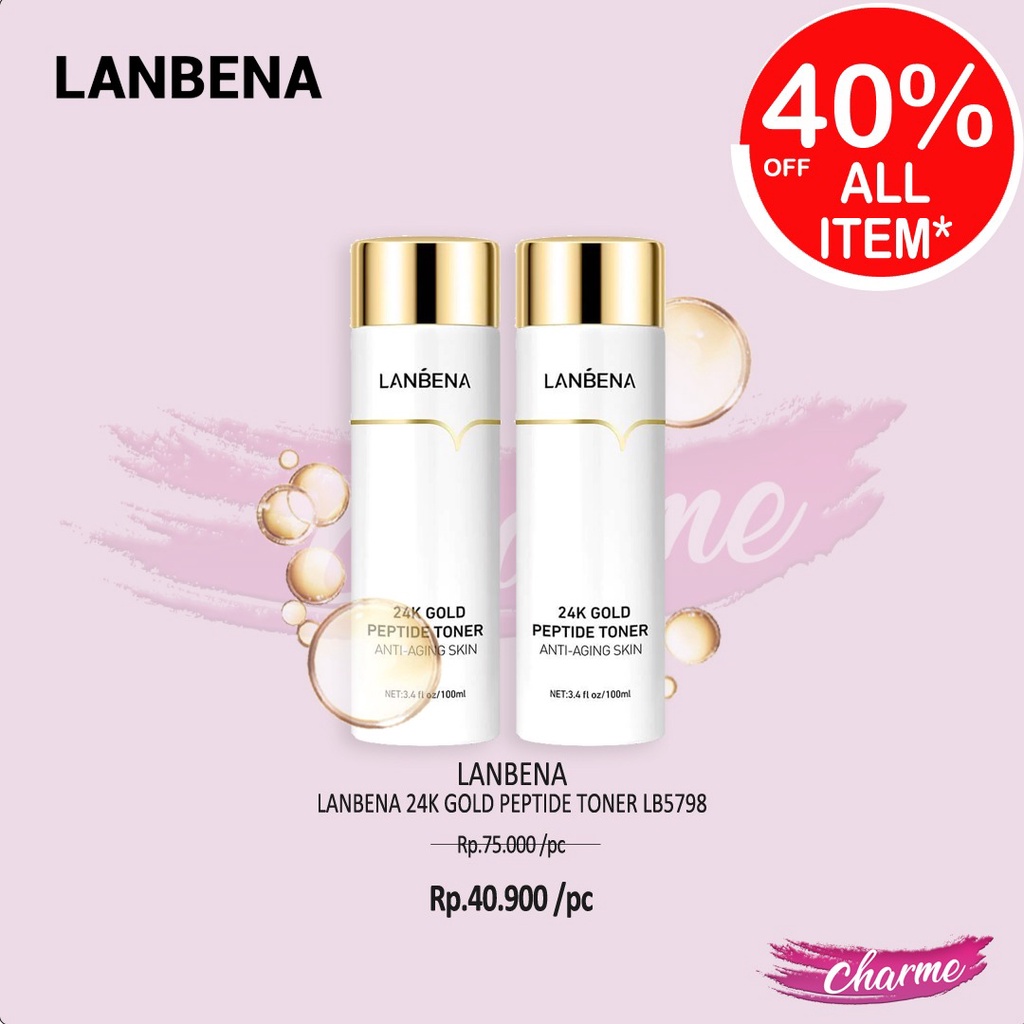 (READY &amp; ORI) LANBENA 24K GOLD PEPTIDE TONER LB5798 5798