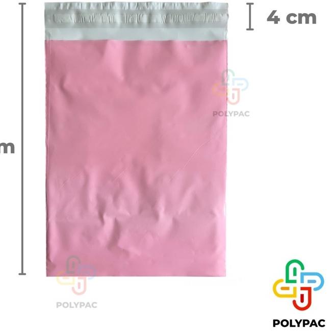 

SEGERA BELI Polymailer PINK [17x30] isi 100 pcs - Polymailer Lem Warna Baby Pink GT7***