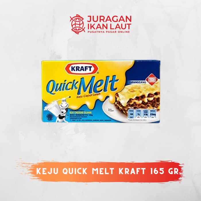 

Keju Cepat Leleh Quick Melt Kraft - 165 Gram