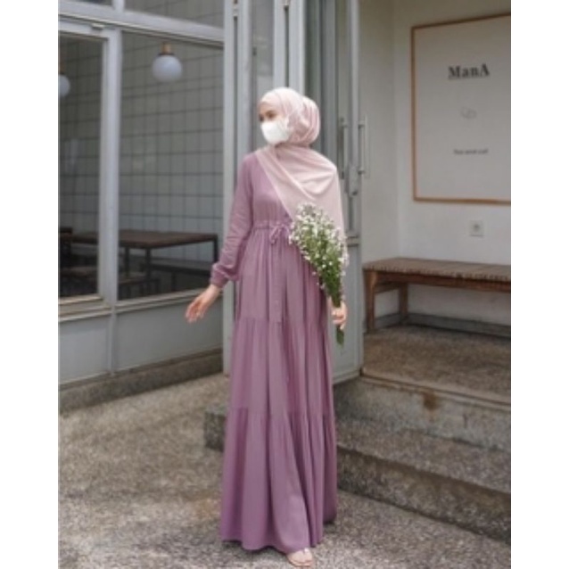 Kalila Dress Mauve by Elmiza