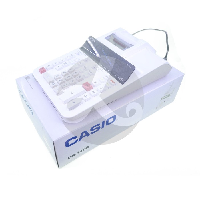 

GRATIS ONGKIR Casio Calculator DR-140R Printing Struk Kasir Kalkulator DR 140 R