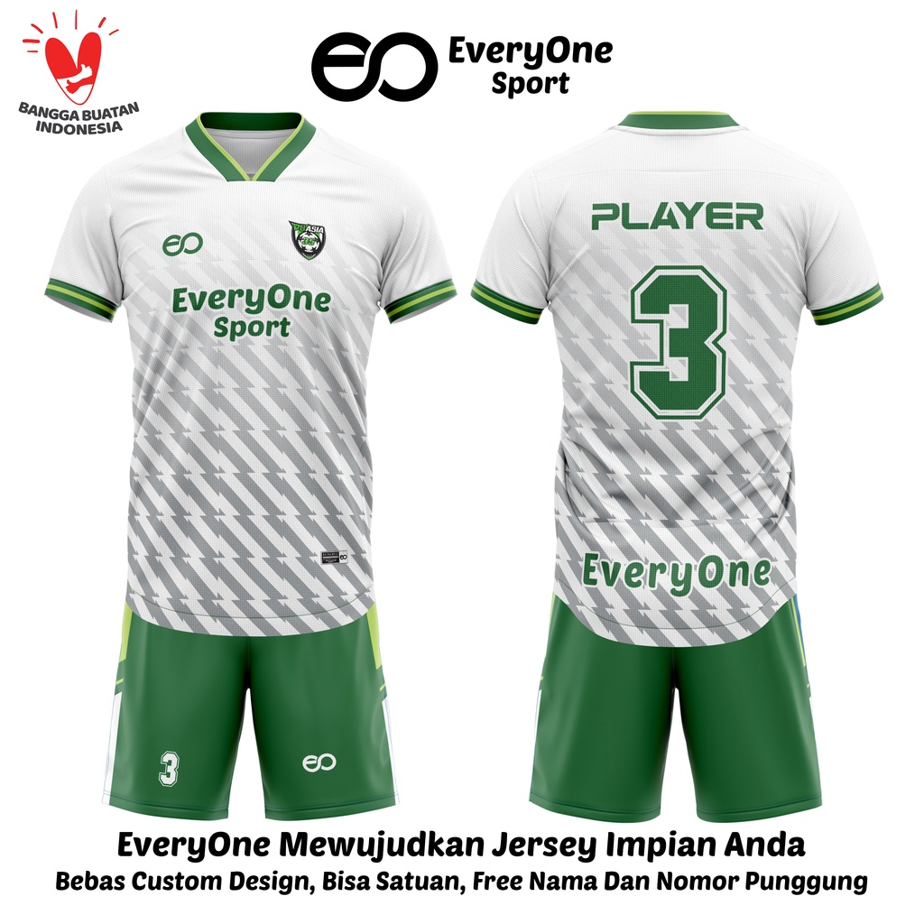 Jual BAJU JERSEY SEPAKBOLA / FUTSAL BEBAS CUSTOM DESIGN FULL PRINTING ...