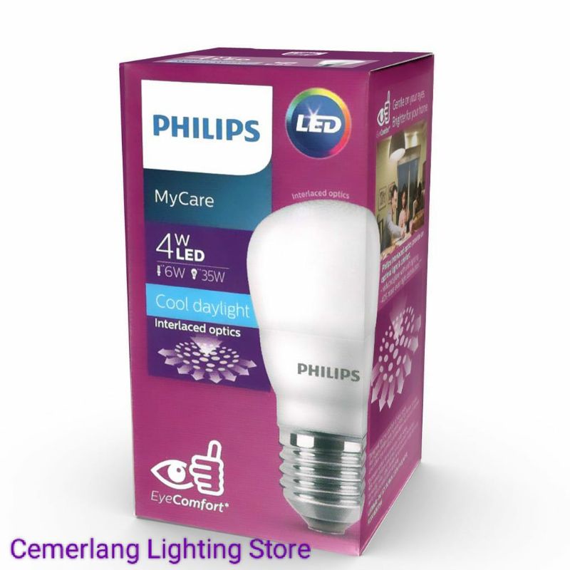 Jual Lampu Philips Led My Care Cool Daylight 4 Watt 6500K ( PUTIH ...