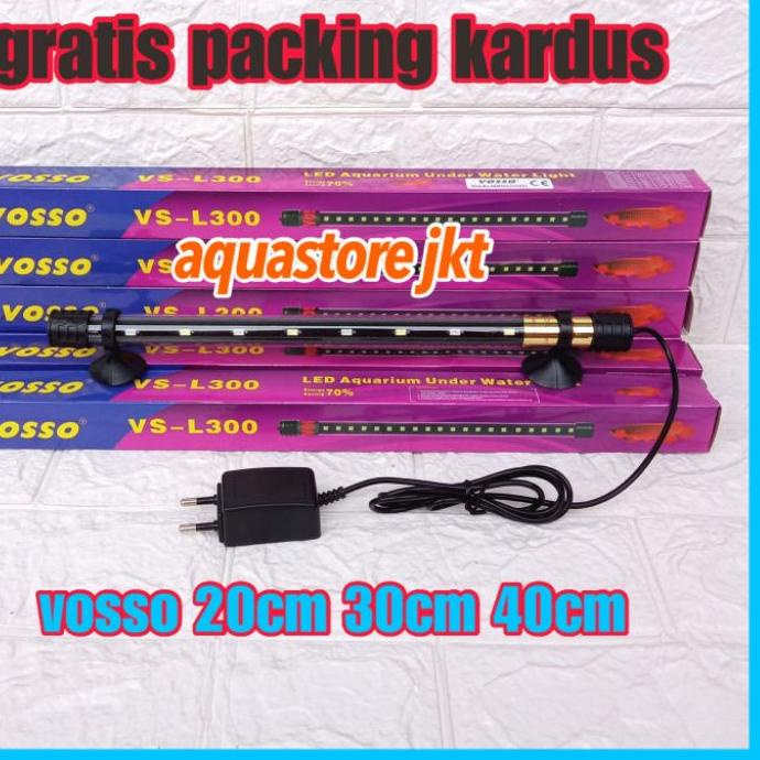 New Stock LAMPU AQUARIUM CELUP LED20 CM 30 CM 40 CM VOSSO VS 20CM 30CM 40CM LAMPU AQUARIUM CELUP AQU