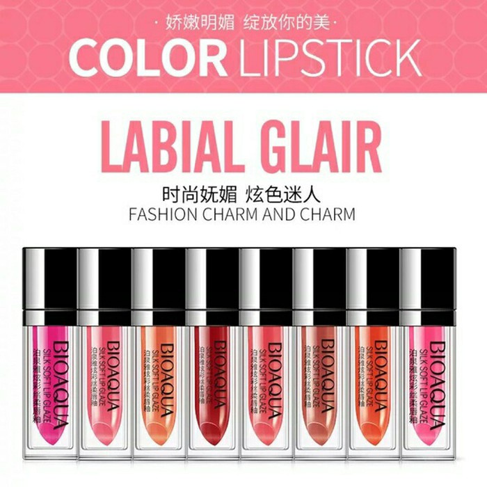 BIOAQUA LABIAL GALIR LIPSTICK PERFECT COVER LIPSTIK KOSMETIK BIBIR