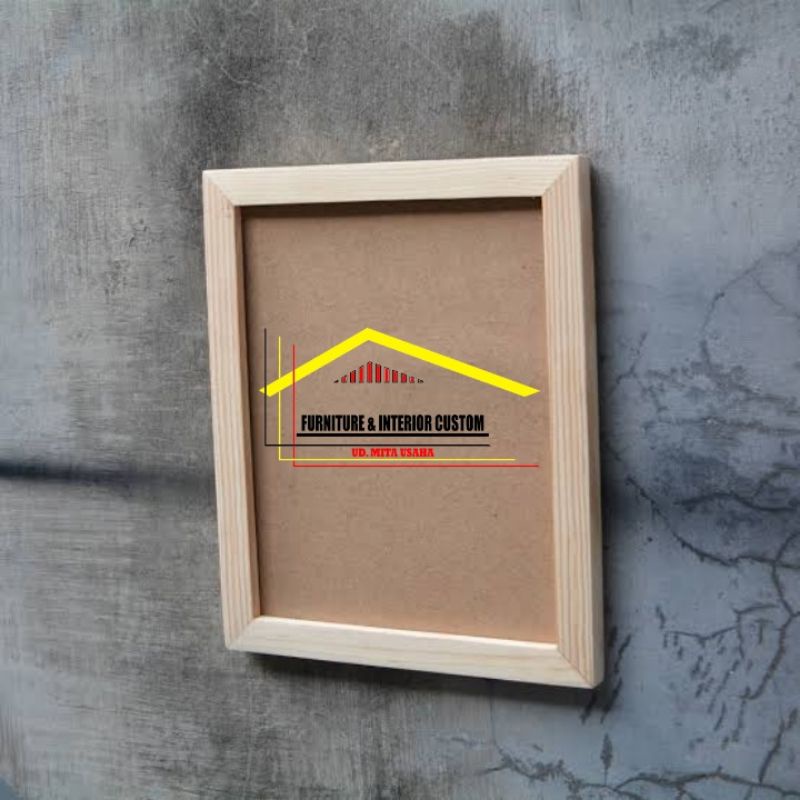 PIGURA KAYU, BINGKAI FOTO KAYU, FRAME KAYU, PIGURA FOTO, TANPA KACA