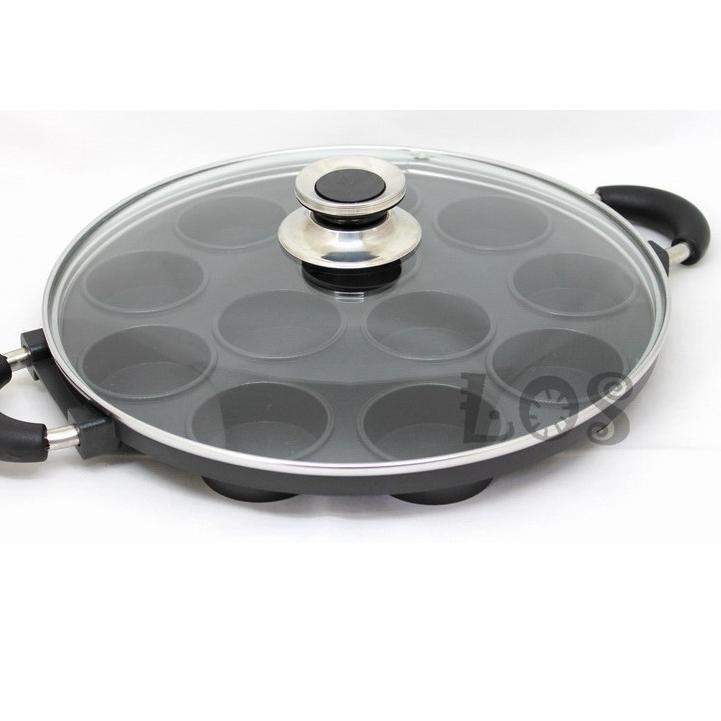 Harga Spesial Cetakan HAPPYCALL martabak mini 12 lubang datar / kue lumpur / kue cubit