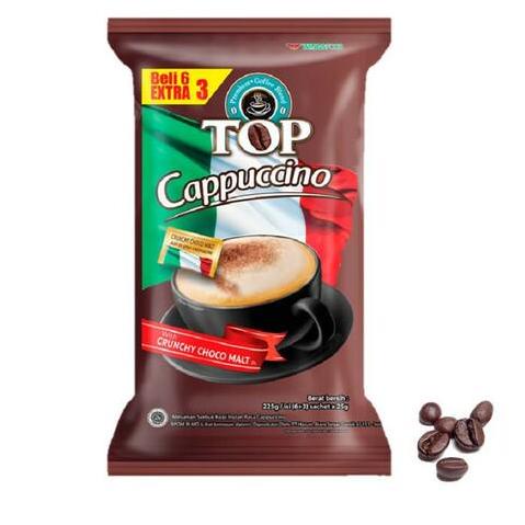 

th✪Baru➨ Kopi Top Cappuccino 25gr x 9 x2 88