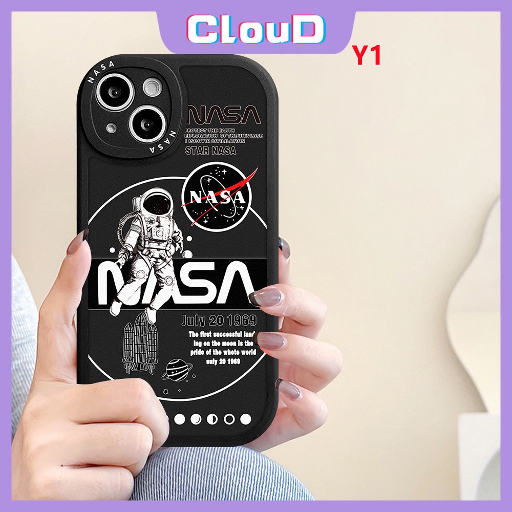 Casing Samsung A04s A04 A14 A50s A03 A12 A13 A72 A23 A50 A32 A03s A53 A30s A20 A21s A73 A71 A52s A22 A33 A11 A20s A02s A52 A31 A10s A51 Soft Tpu Trendy Brand NASA Astronot Case