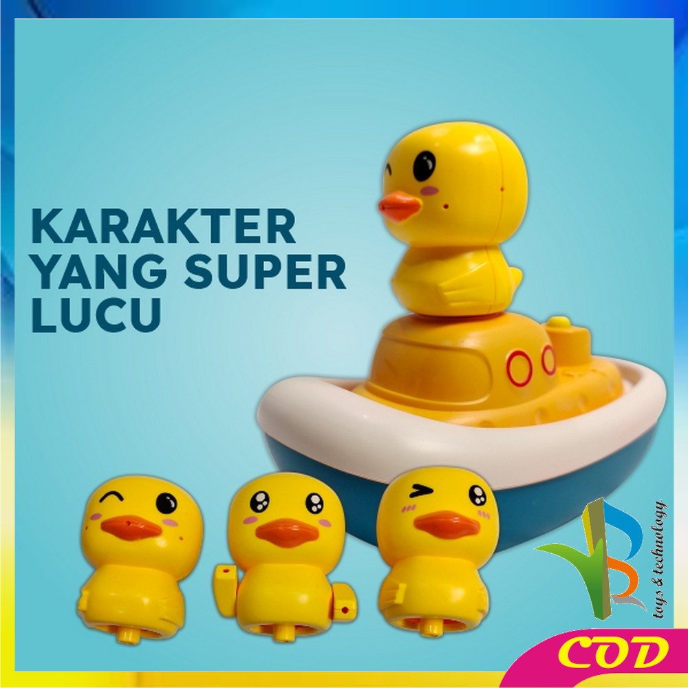 RB-M248 M249 Bebek Mainan Mandi Bayi Mainan Anak Balita Semprotan Shower Air Mandi Kepala Bebek / Shower Boneka Bebek