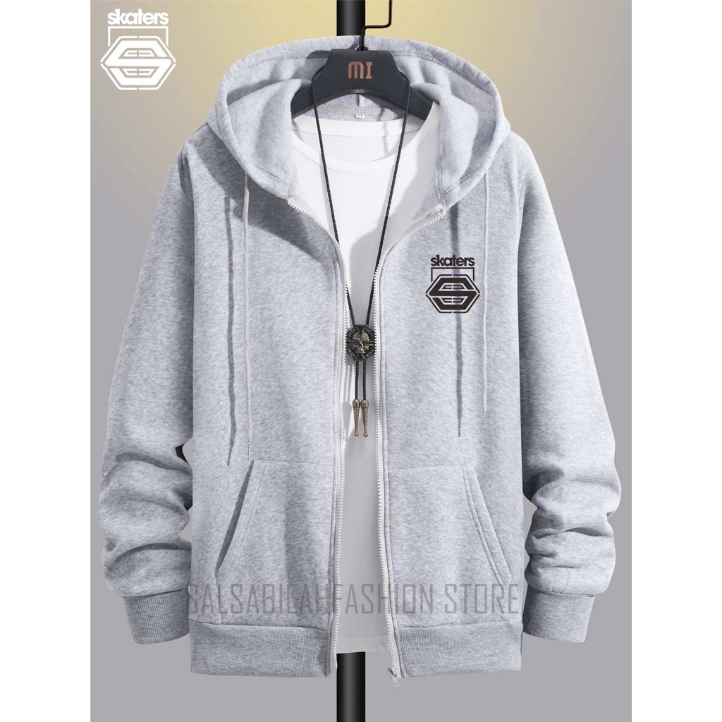 SWEATER HOODIE - Jaket Distro Zipper - Jaket Sweater Hoodie Resleting Pria SKETERS