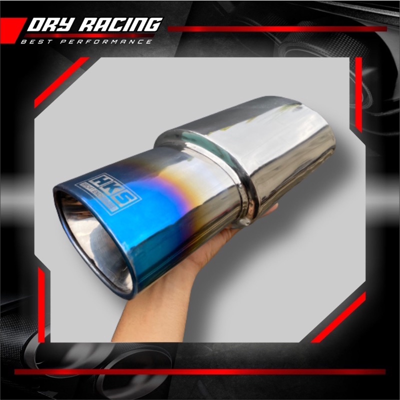Knalpot Racing Mobil HKS Oval Biru