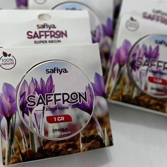 

READY ✅Safron / Saffron Bunga Super Negin Khasmir Afganistan Asli 100% Original Obat Herbal Minuman Teh Sapron Kashmir Premium Kualitas Grade A|SQ1