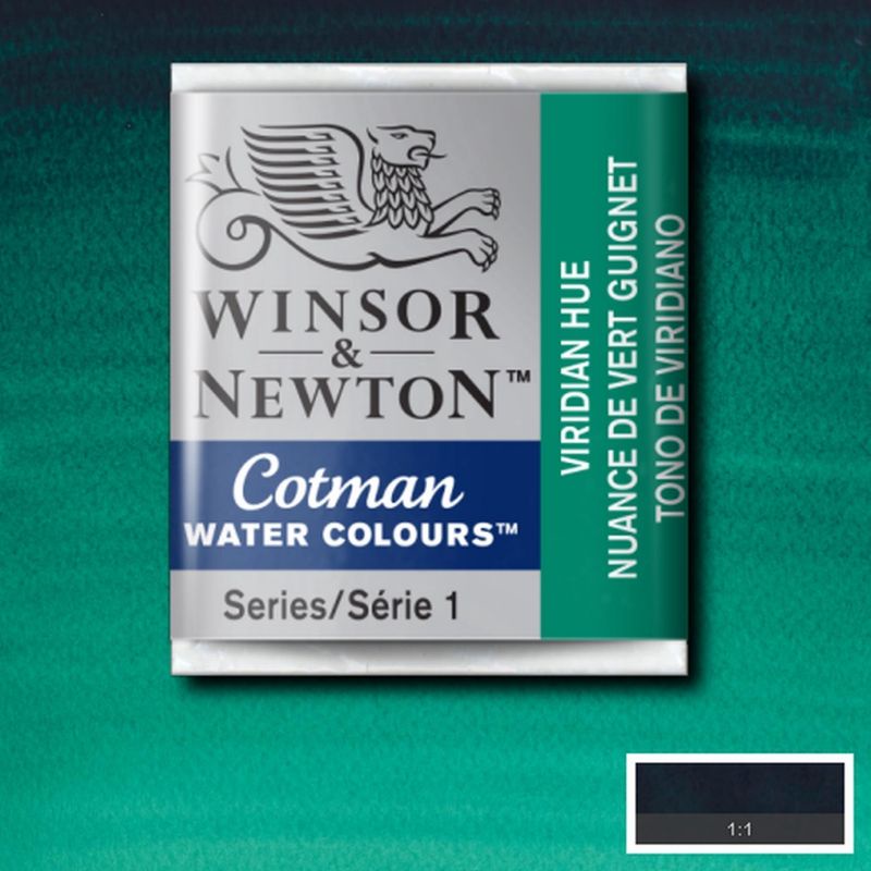

COTMAN WATERCOLOUR HALF PAN VIRIDIAN HUE WINSOR & NEWTON