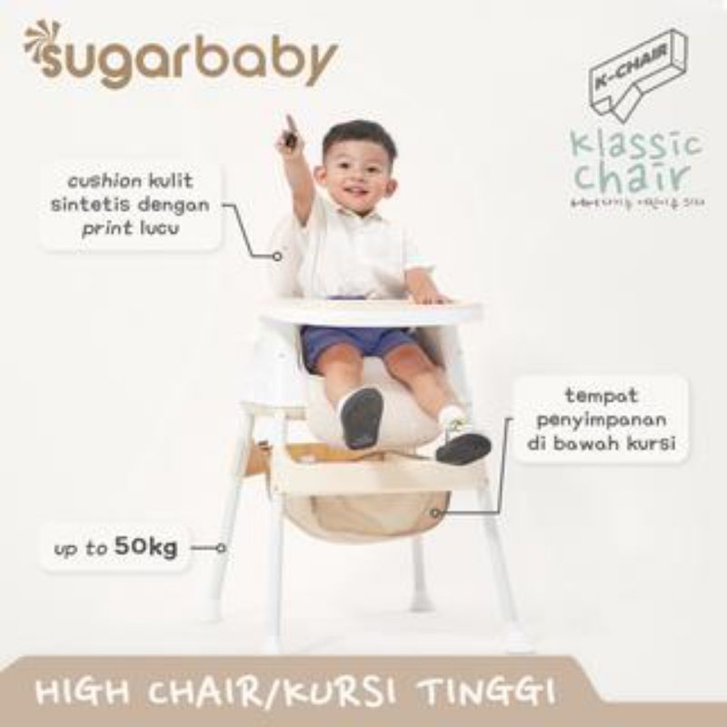 Sugar Baby High Chair | Booster Sugarbaby | Kursi Sugarbaby | Kursi Makan Bayi | Booster Seat