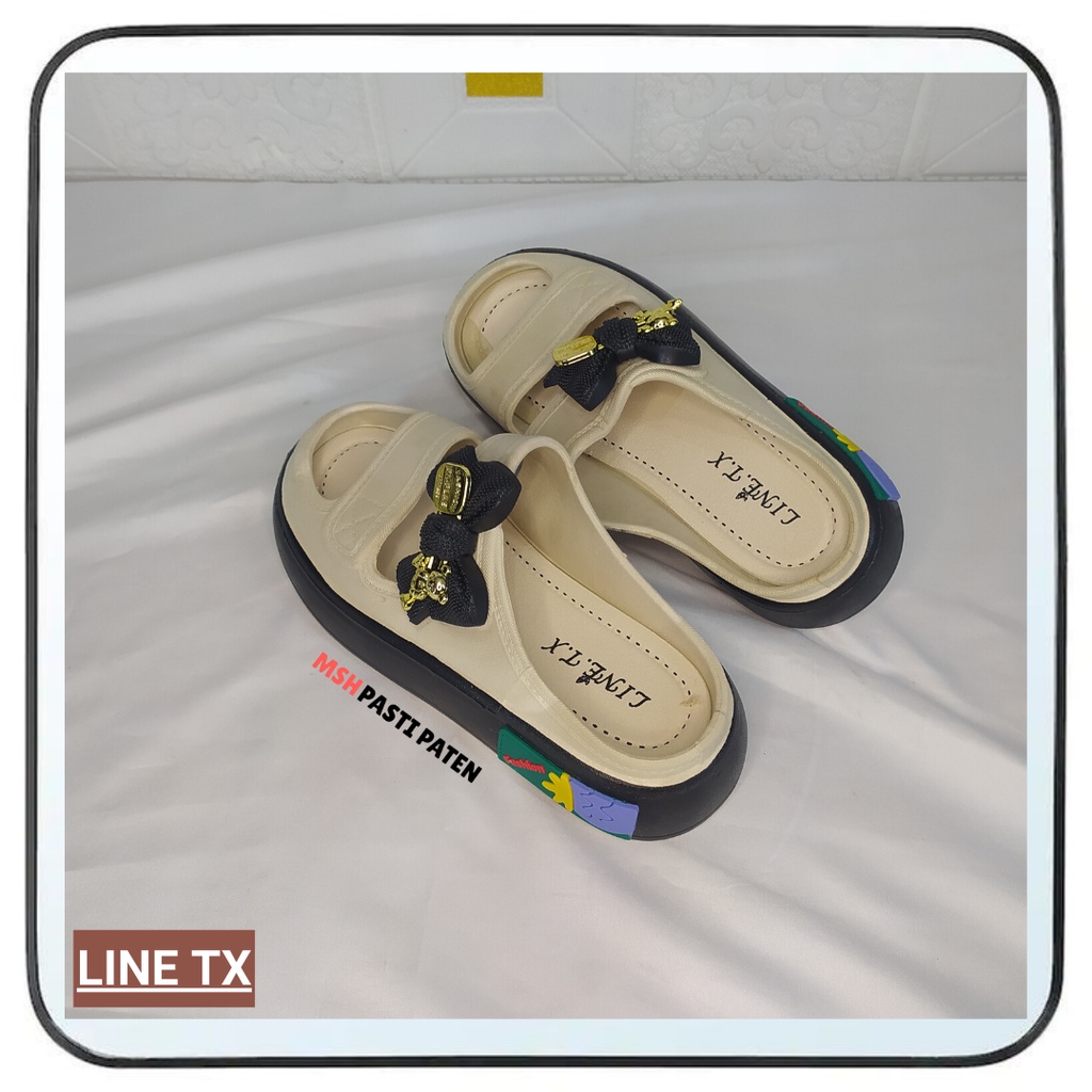 LINE TX 029 Sepatu Sandal Wanita Terbaru Sandal Jelly Import Wanita Sandal Korea