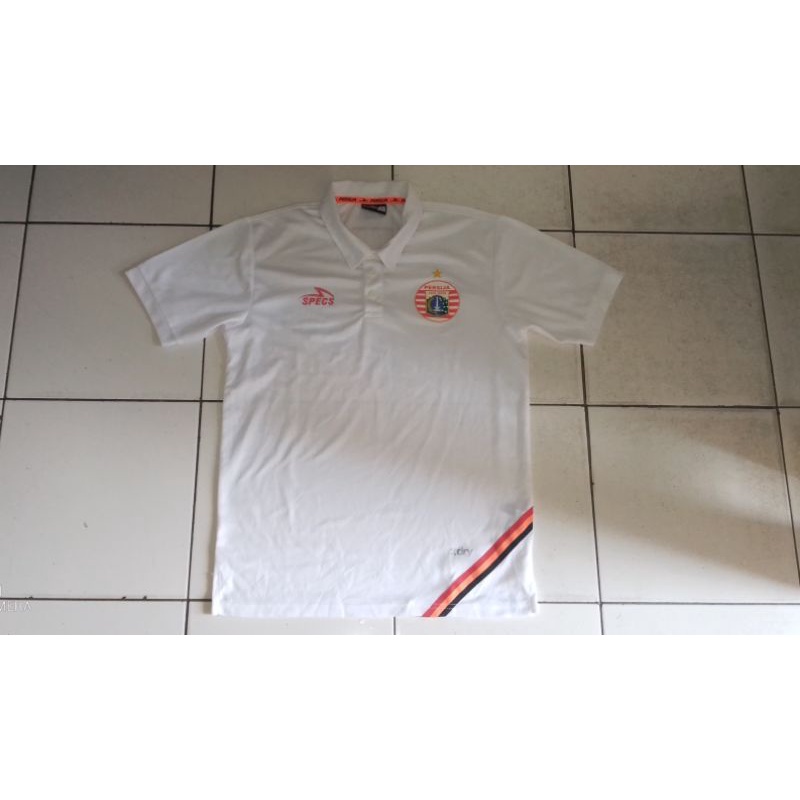 Polo shirt bola / persija jakarta / bekas pemain / L