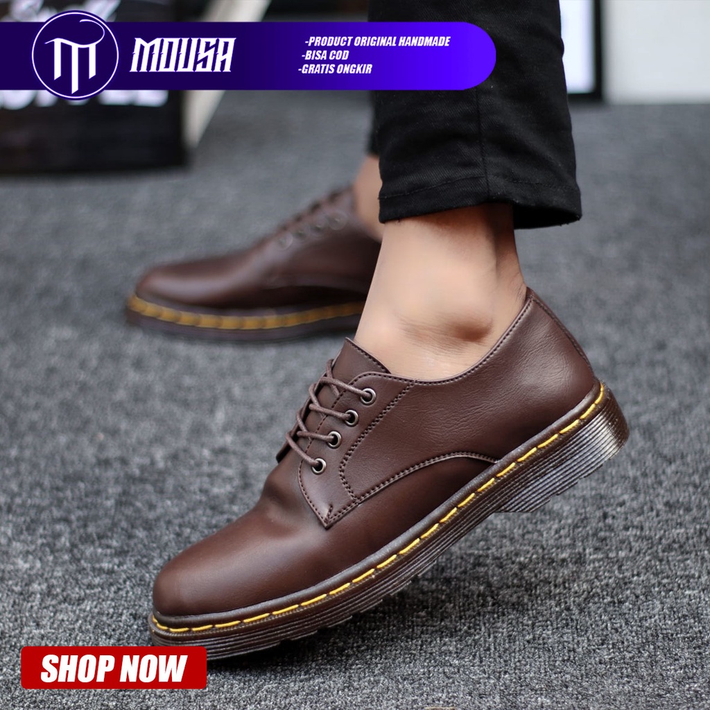Sepatu Pantofel Docmart Formal Kerja Pria Mousa Oscar