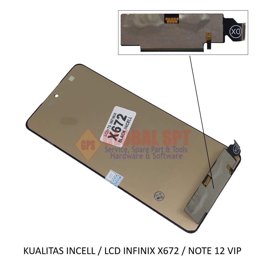 ORI INCELL / LCD TOUCHSCREEN INFINIX X672 / NOTE 12 VIP