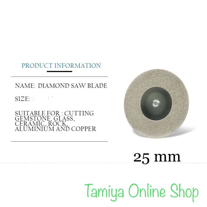 Mata Diamond 25mm Gerinda Potong Mini Grinder Wheel Cutting Disc