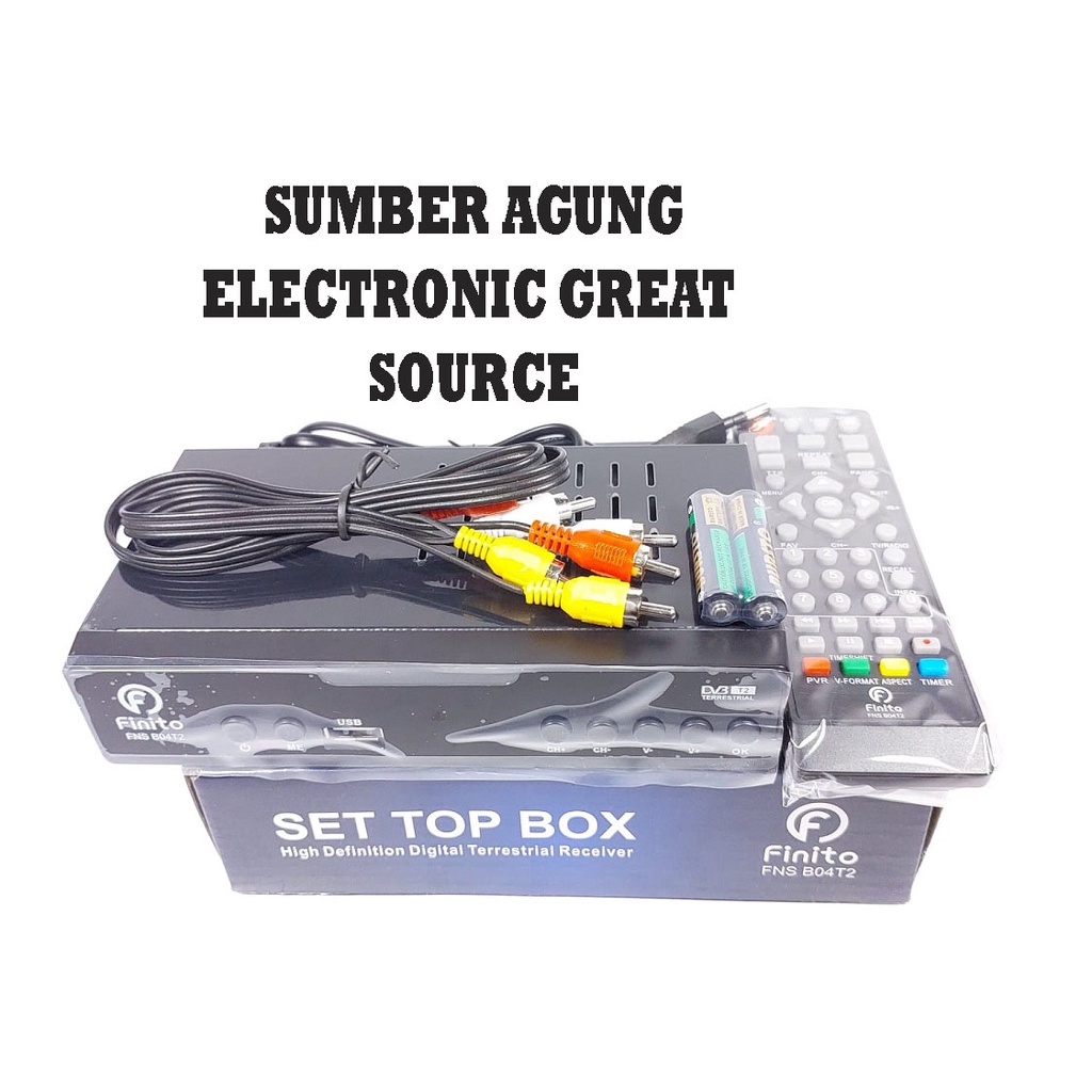 Finito FNS B04T2 Set Top Box Full HD Menangkap Siaran TV Digital Baru