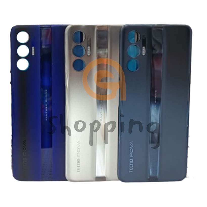 TUTUP BELAKANG BATERAI BACKDOOR BACKCOVER COVER CASING TECNO POVA 3