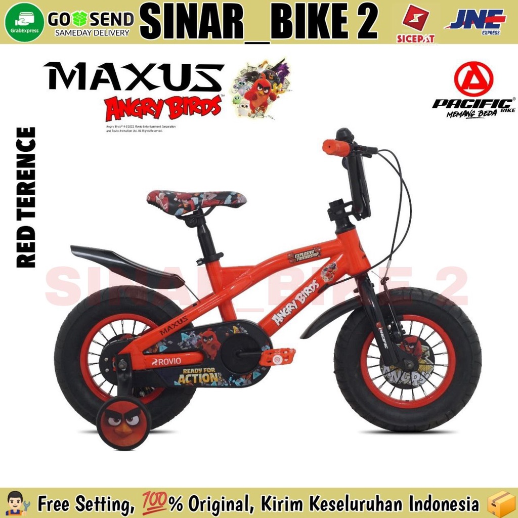 Sepeda Anak Laki 12 ,16 &amp; 18 Inch BMX PACIFIC MAXUS NAGRY BIRDS 3.0