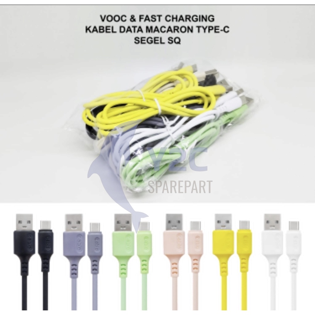 KABEL DATA MACARONE TYPE C / CASAN CAS USB ORIGINAL OEM
