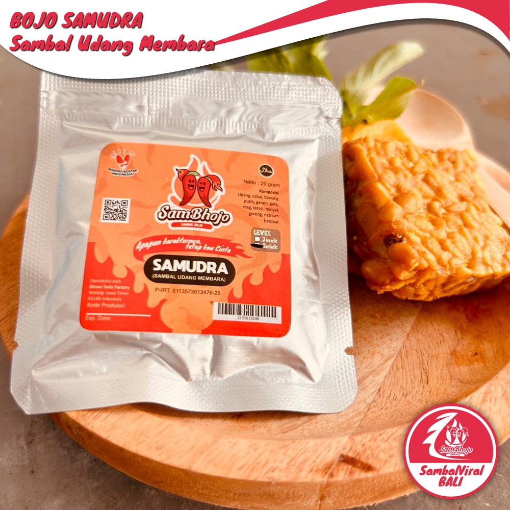 

Sambal Udang Membara, Udang Pedas, Sambal Sachet 20 gr