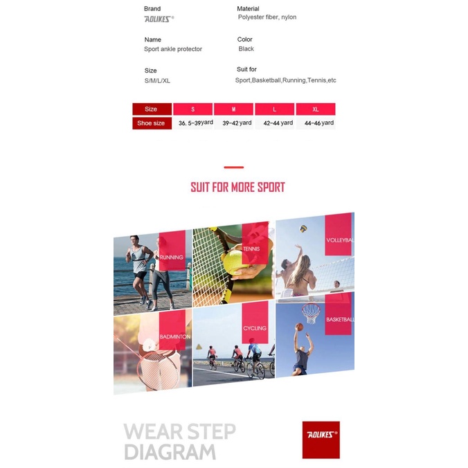 Dekker Alat Terapi Pelindung Engkel Kaki Cidera Ankle Support Original