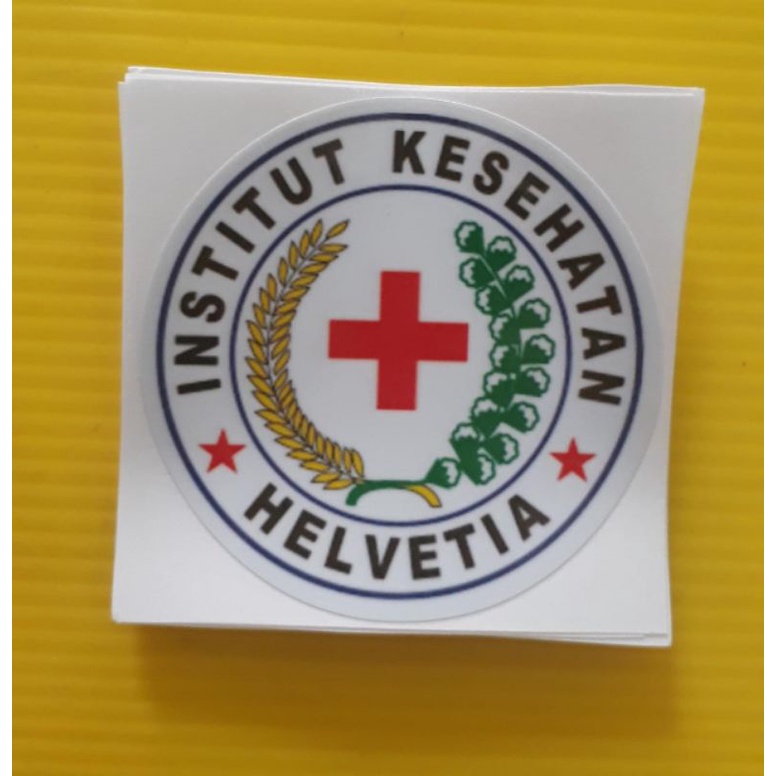 

STICKER INSTITUT KESEHATAN HELVETIA || Ready Stock || Waterproof