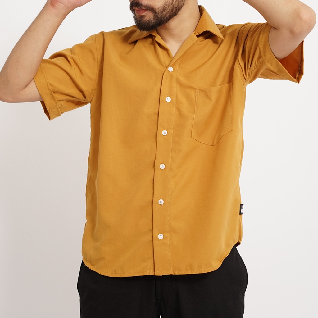 PLAIN Relax Collar Shirt (Kemeja Polos Kerah Relax)